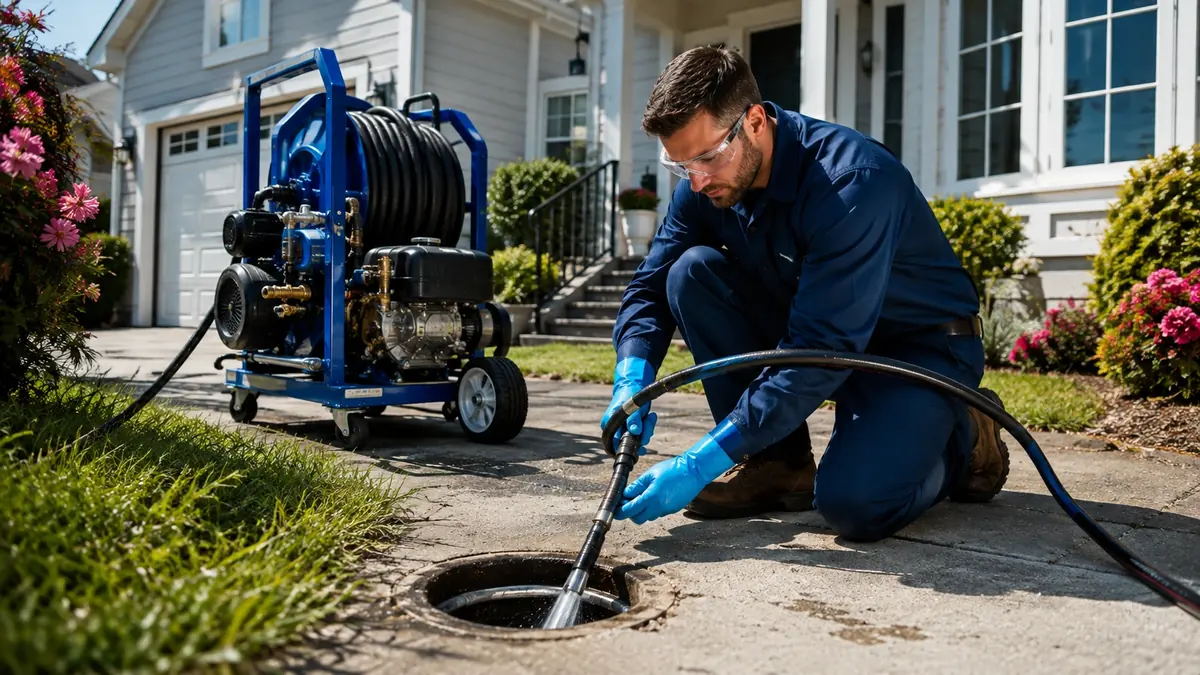 Residential Hydro Jet Drain Cleaning in Panorama City