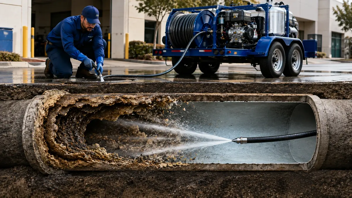Sewer Pipe Descaling in Panorama City